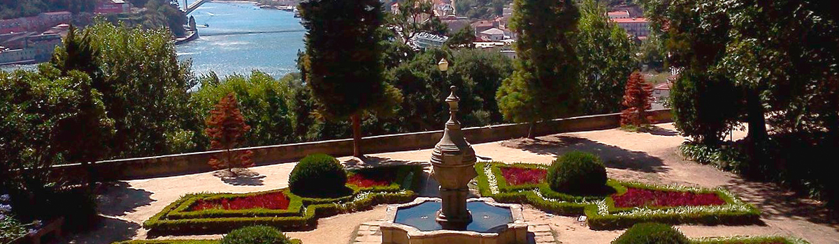 Jardins du palais de Crystal de Porto