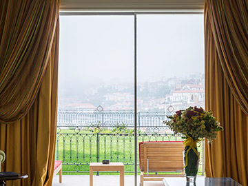 Terrace in the Barbeito Suite at The Yeatman, Porto