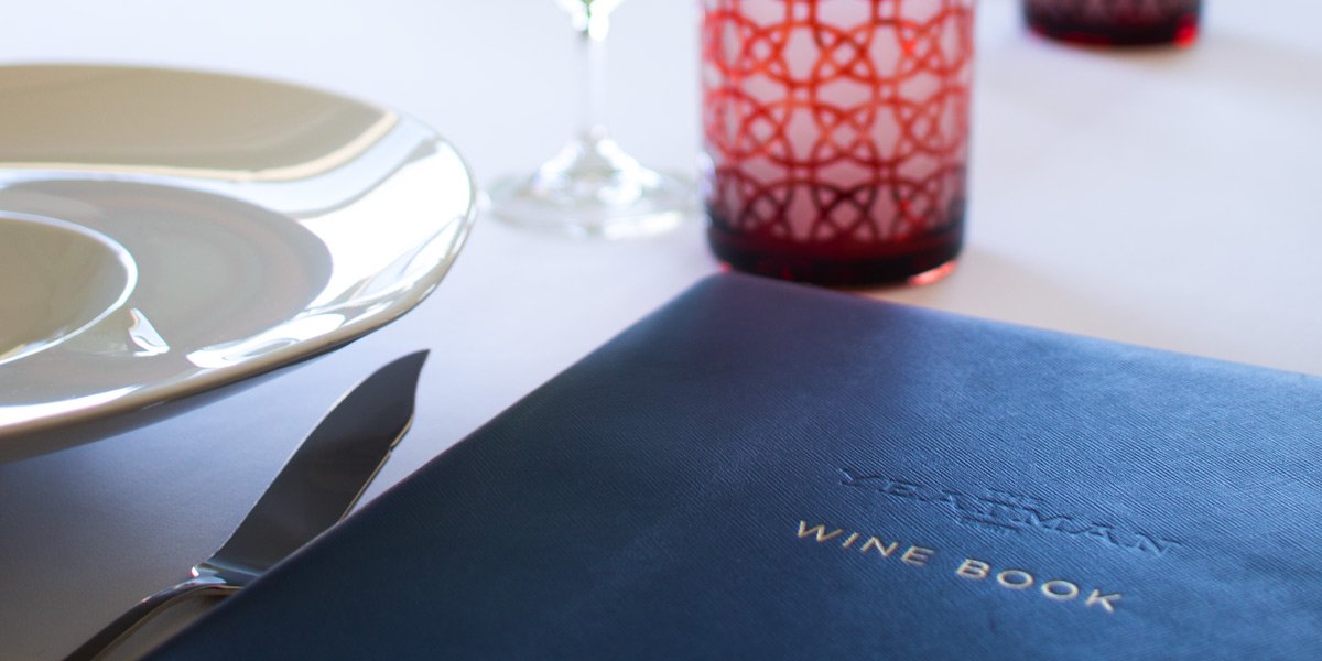 Wine Book de l'hôtel The Yeatman